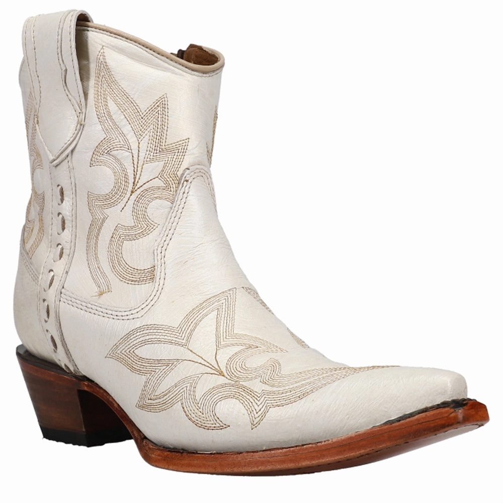 Steel Guard All-Purpose Footwear Embroidered Snip Toe Cowboy Booties