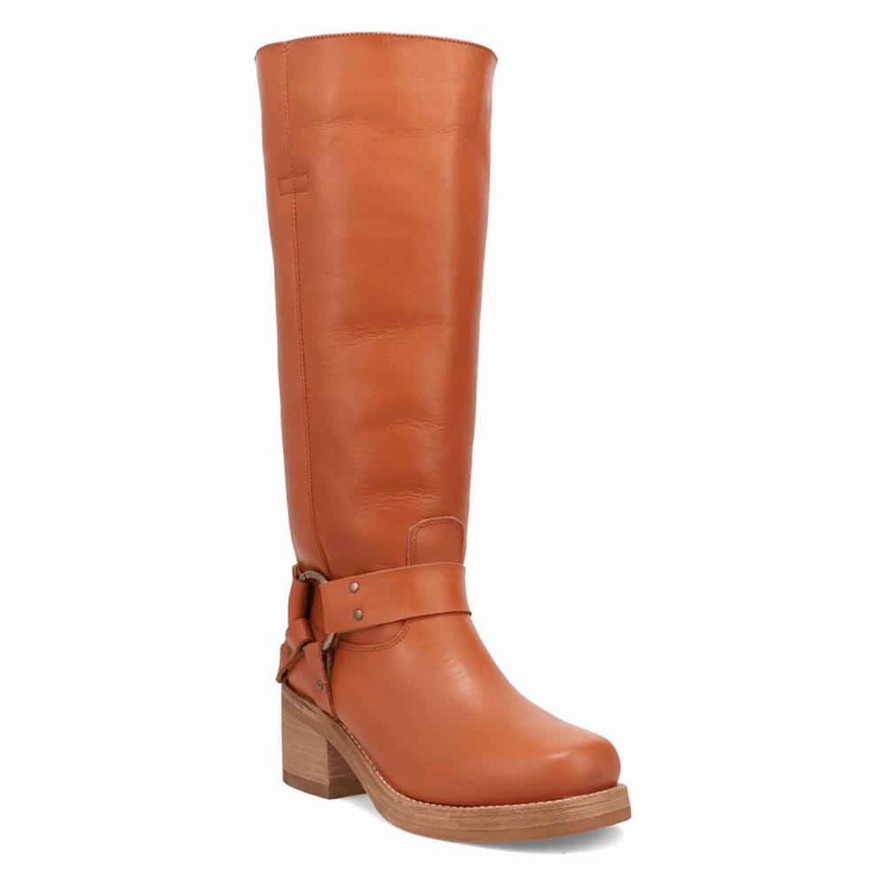 Casbah Round Toe Pull On Boots Non-Slip Sole Music Fan