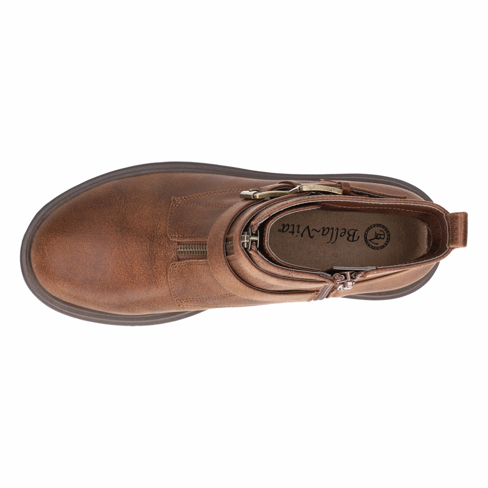 Arcadia Round Toe Zippered Booties Durable Shell Comfort Seeker Quality Wear