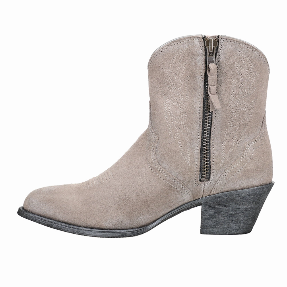 Harlan Round Toe Cowboy Booties Lace Up Design High Traction Adventure Journey