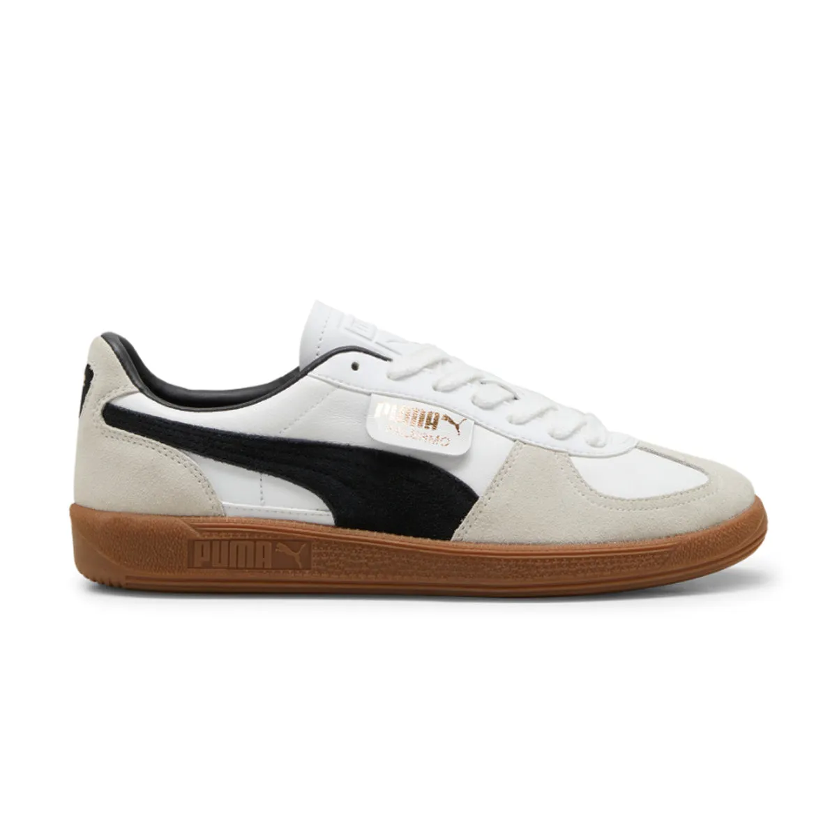 Sophisticated traction Impact Resistant Toe Cap Palermo Leather 'White Vapor Gray Gum'
