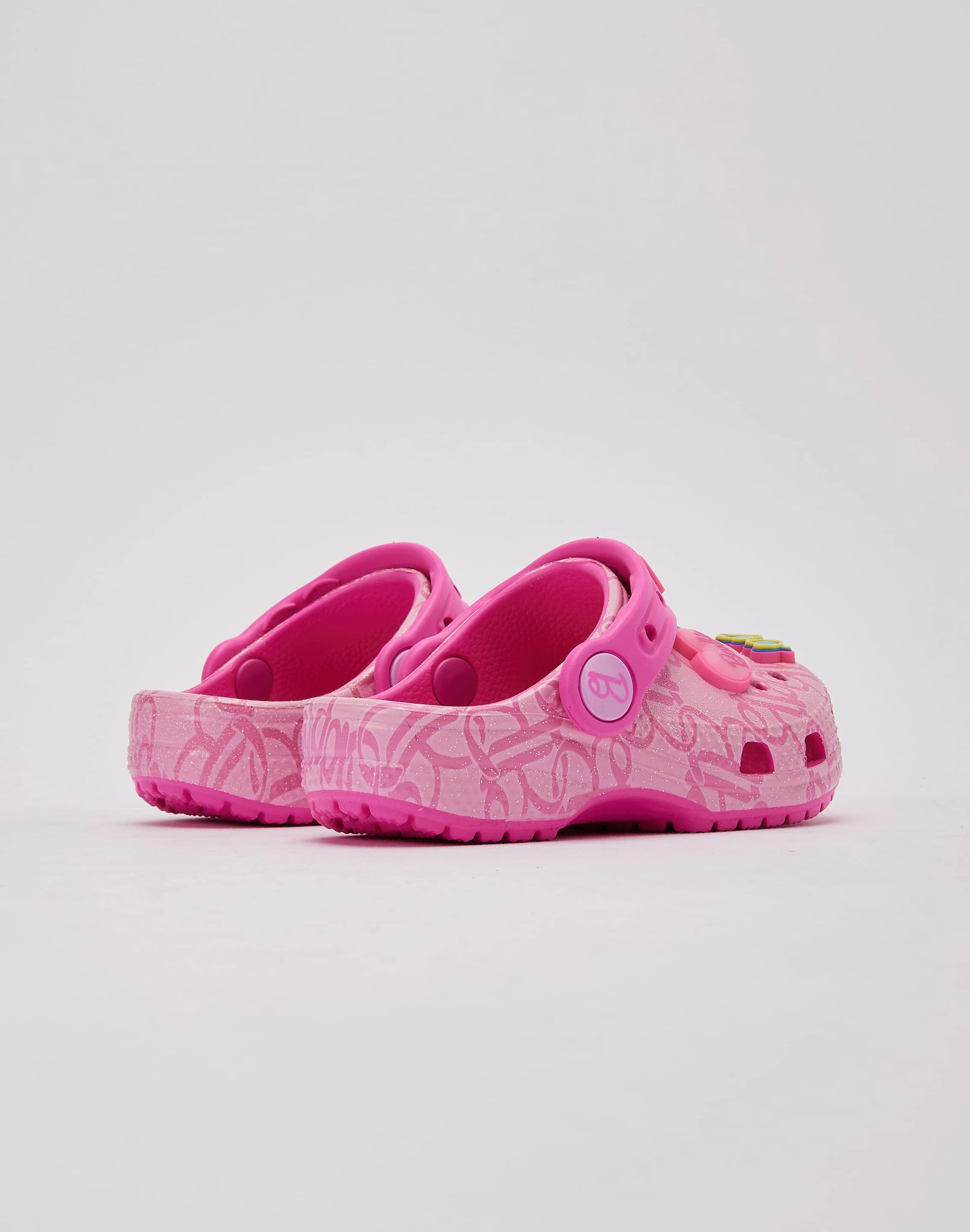 Sought-after Rubberized Tread Crocs Barbie Classic Clog Toddler