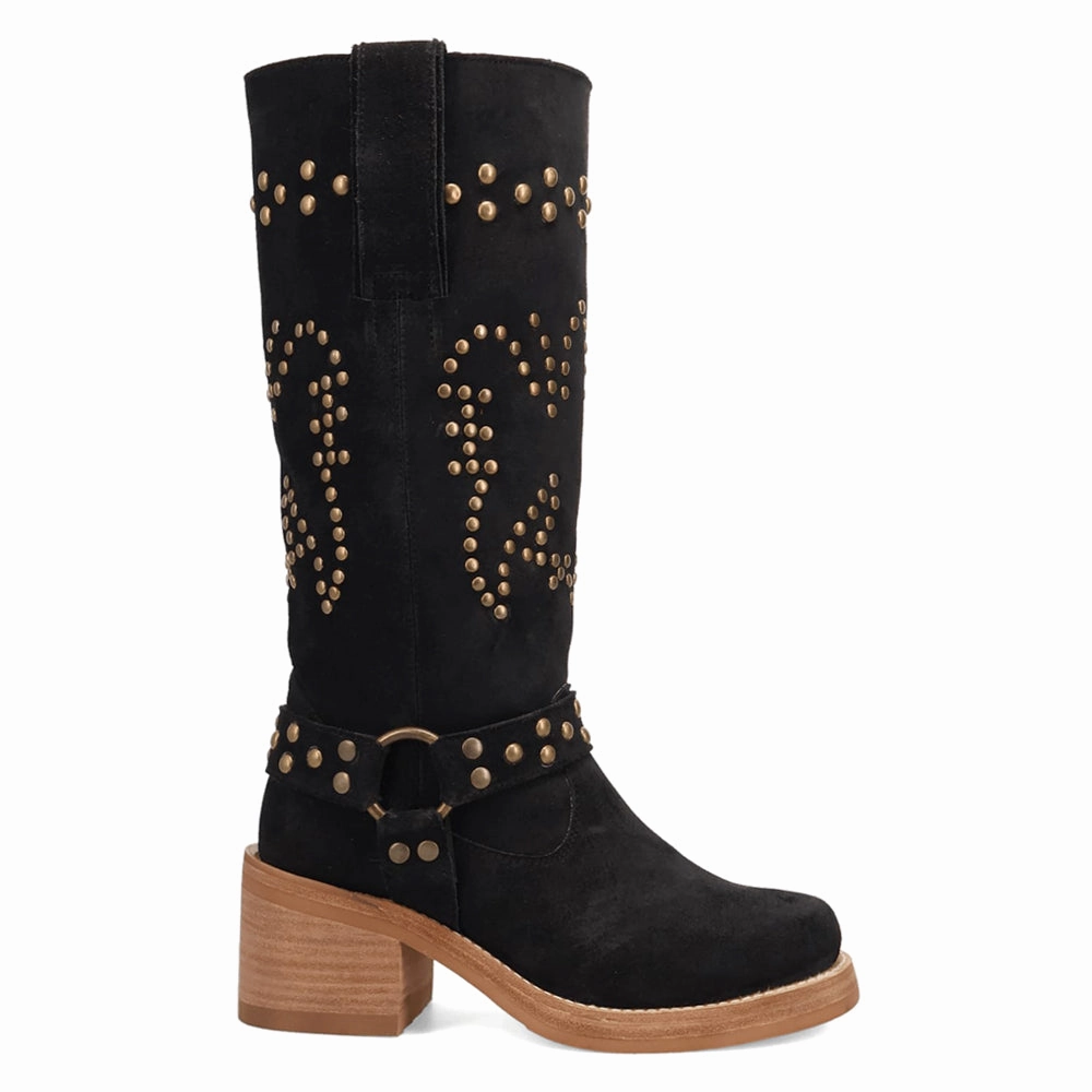 Troubadour Studded Round Toe Pull On Boots All Weather River Crossing Hiking Enthusiast