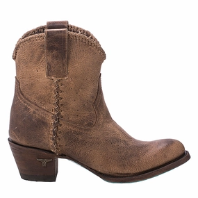 Plain Jane Braided Round Toe Cowboy Bootie Neutral design