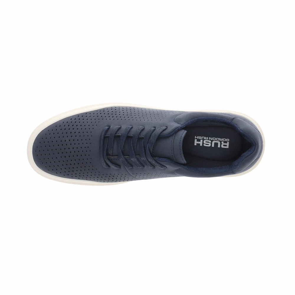 Contoured Heel Cup group trip Perforated Lace Up Sneakers