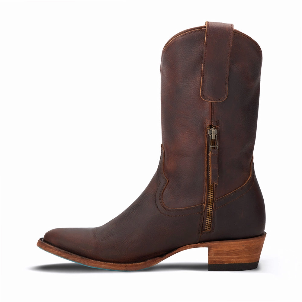 Plain Jane Round Toe Midi Cowboy Boot Avant Mood