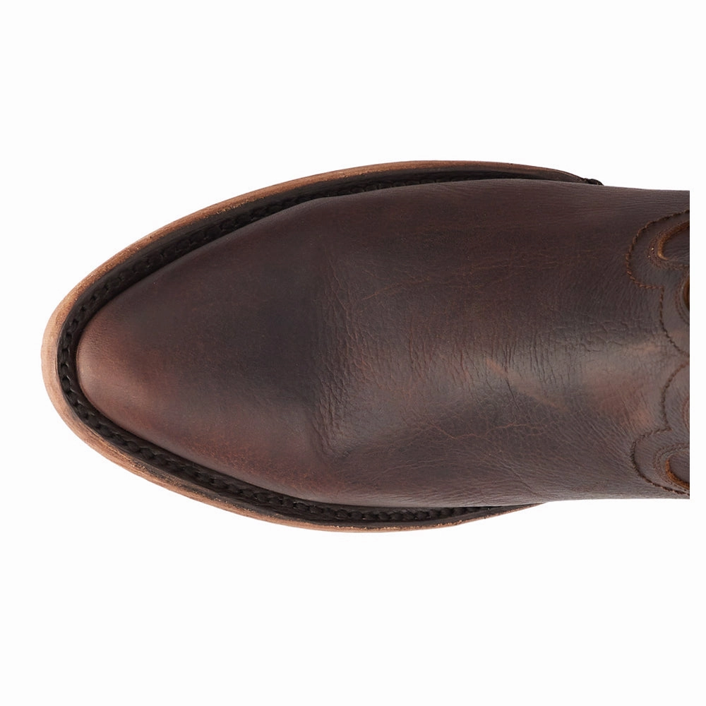 Plain Jane Round Toe Midi Cowboy Boot Heavy Duty Performance Low Profile Remote Hiking