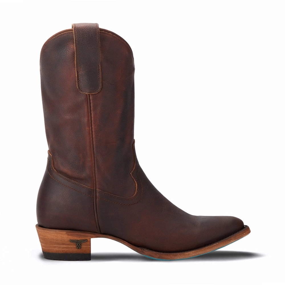Plain Jane Round Toe Midi Cowboy Boot Office Smart