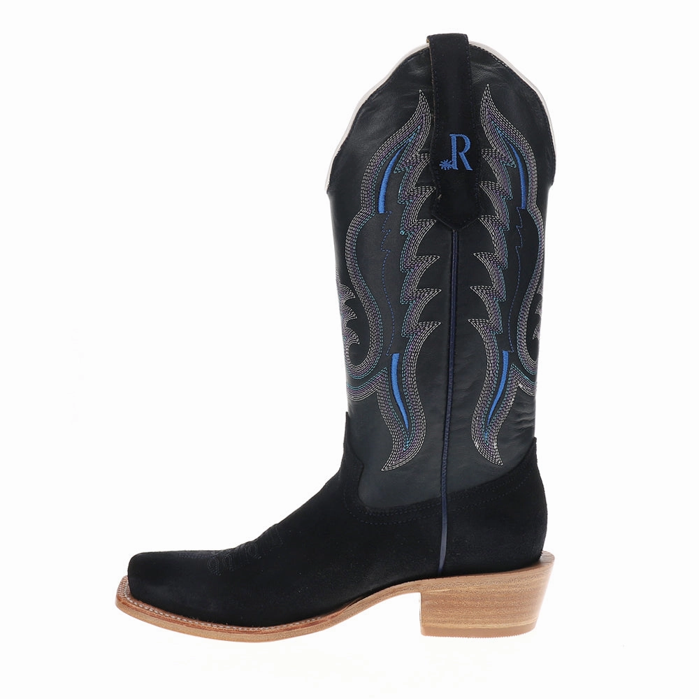 13 Inch Roughout Square Toe Cowboy Boots Soft Material