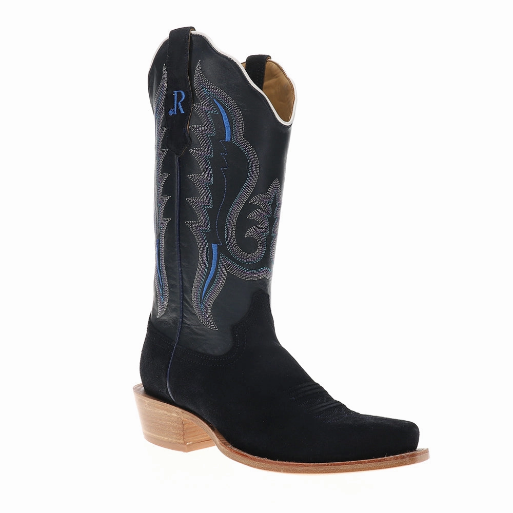 13 Inch Roughout Square Toe Cowboy Boots Weekend Wear