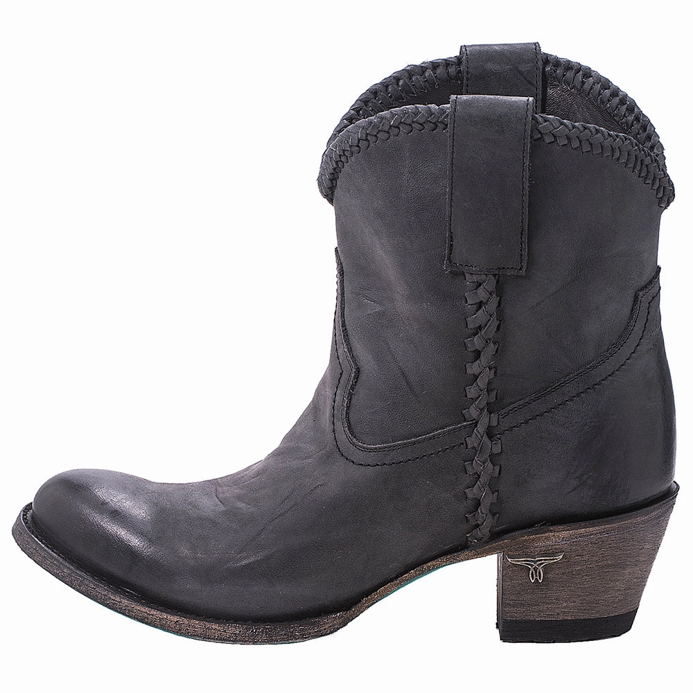 Stable Support Remote Hiking Plain Jane Braided Round Toe Cowboy Bootie