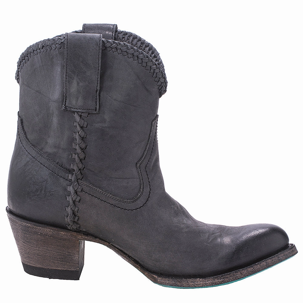 Plain Jane Braided Round Toe Cowboy Bootie Universal Style