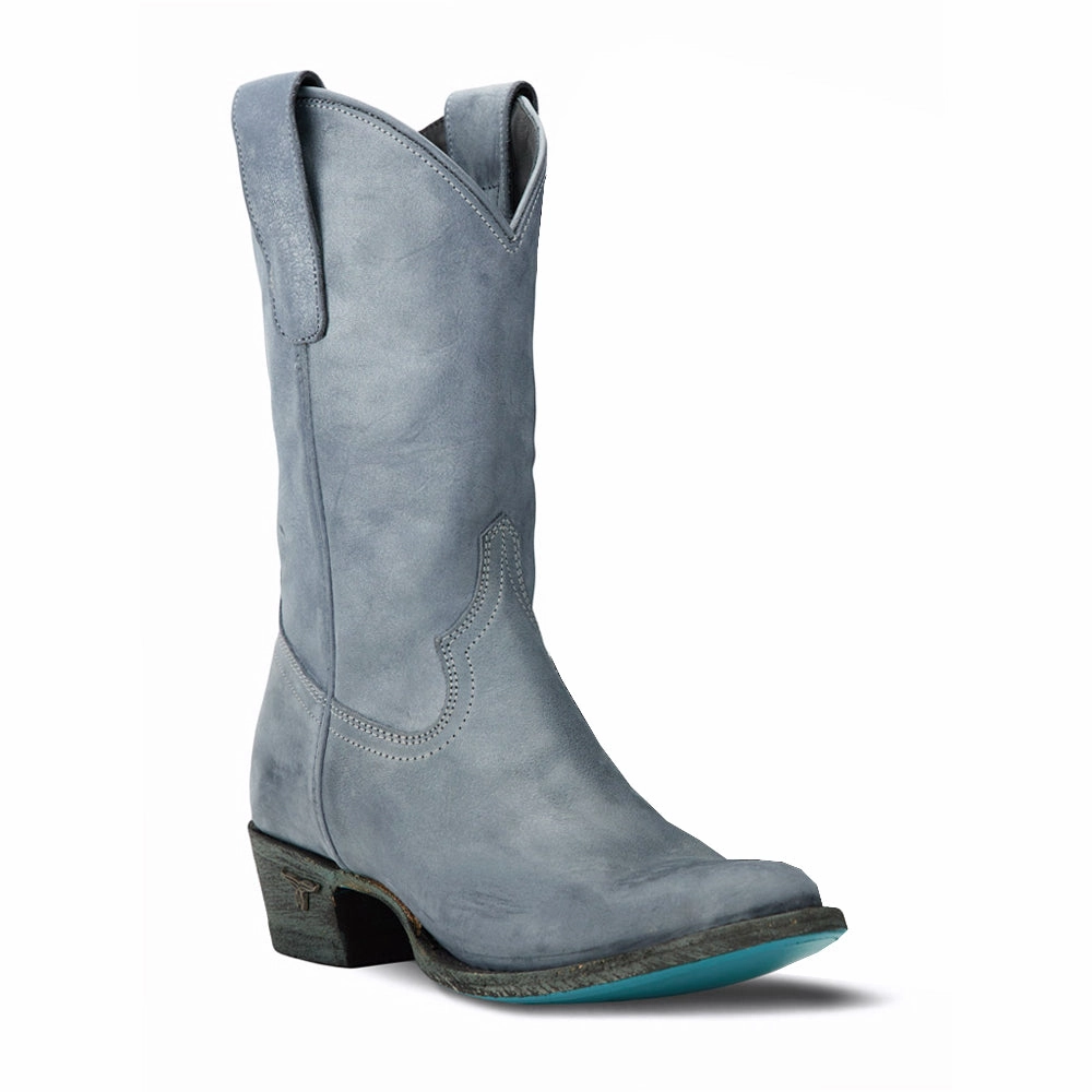 Lift Up Plain Jane Round Toe Midi Zippered Cowboy Boot