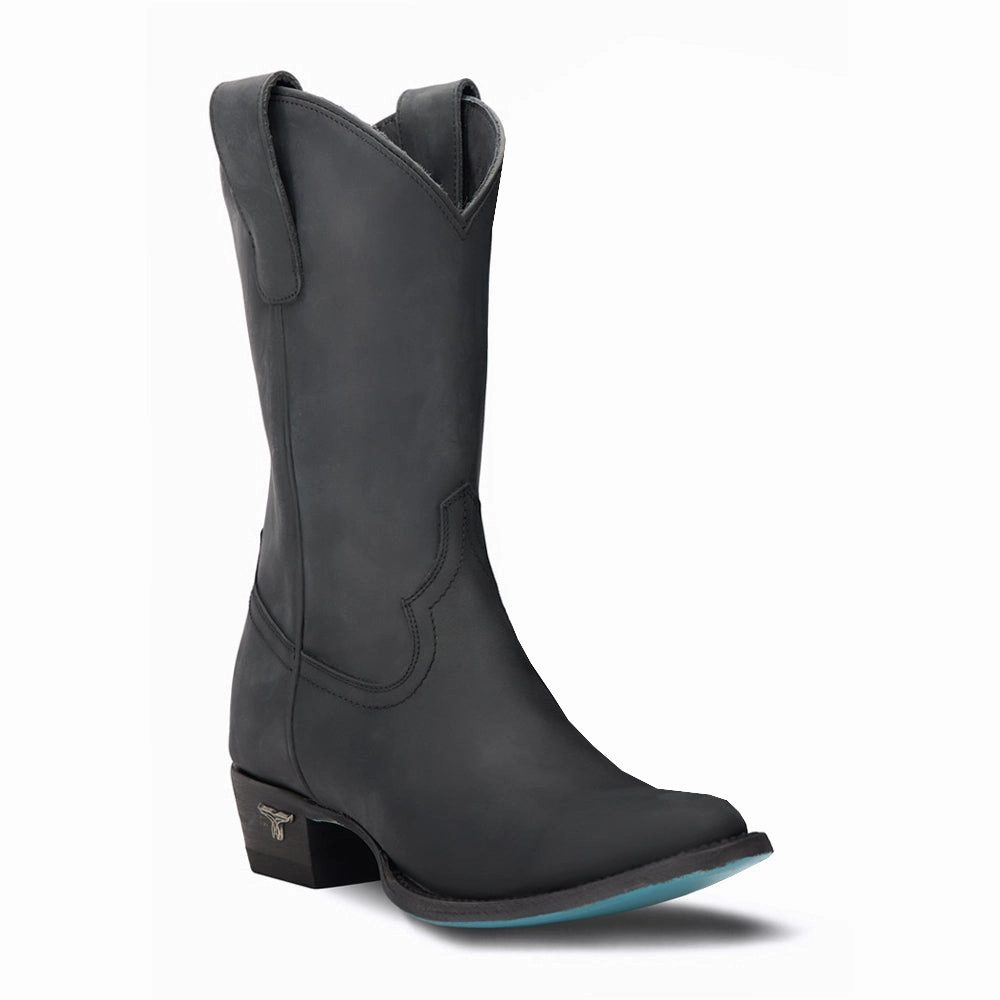 All-Weather Design. Breathable Remote Hiking Plain Jane Round Toe Midi Zippered Cowboy Boot
