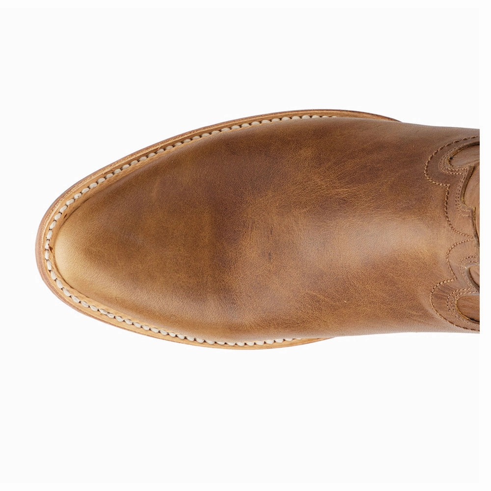 Plain Jane Round Toe Midi Zippered Cowboy Boot Slim Line Punk Bold