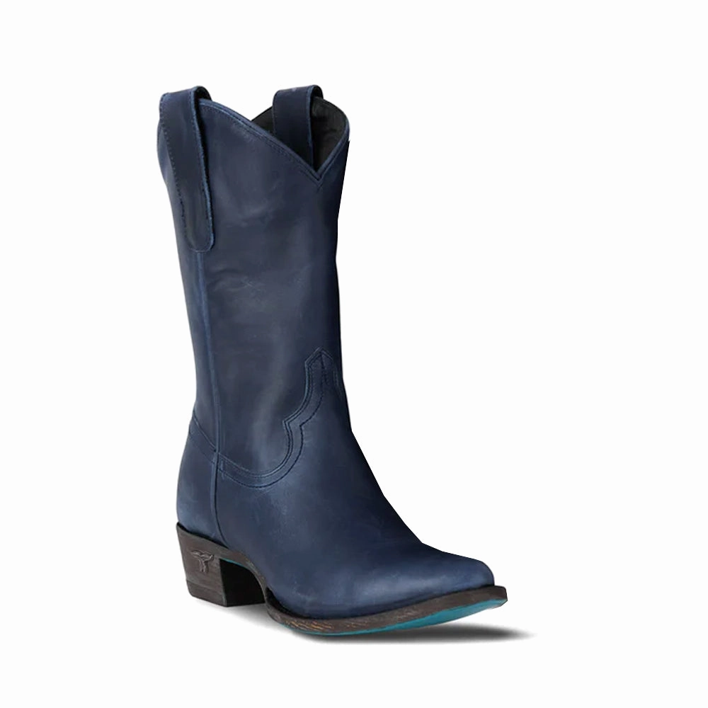 All Activity Plain Jane Round Toe Midi Zippered Cowboy Boot