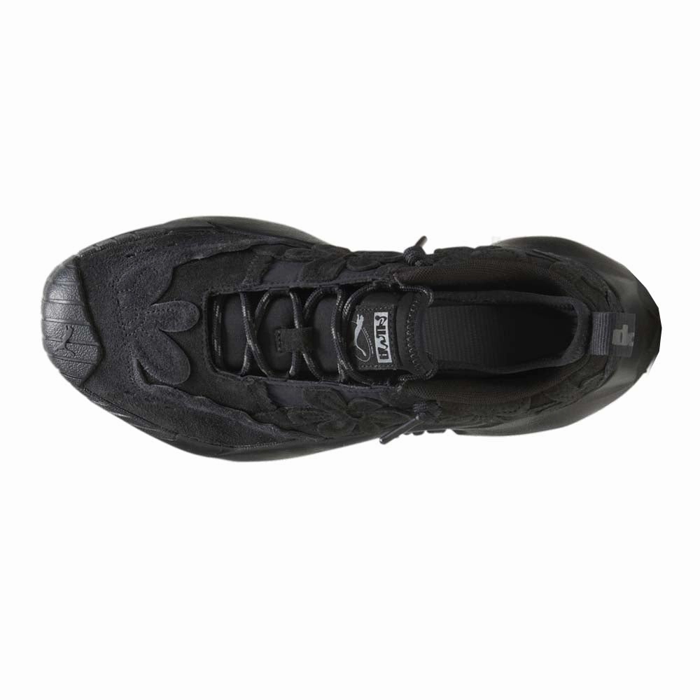 Impact Resistant Toe Plexus Floral Embroidered Lace Up Sneakers x PAM