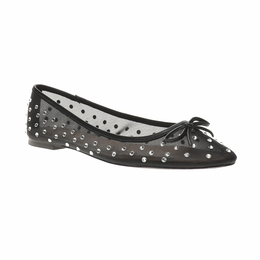 Sadie Rhinestone Ballet Flats Professional Wear Versatile Design