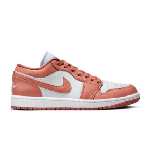 Wmns Air Jordan 1 Low 'Pink Salmon' Streamlined Design Supportive Traction