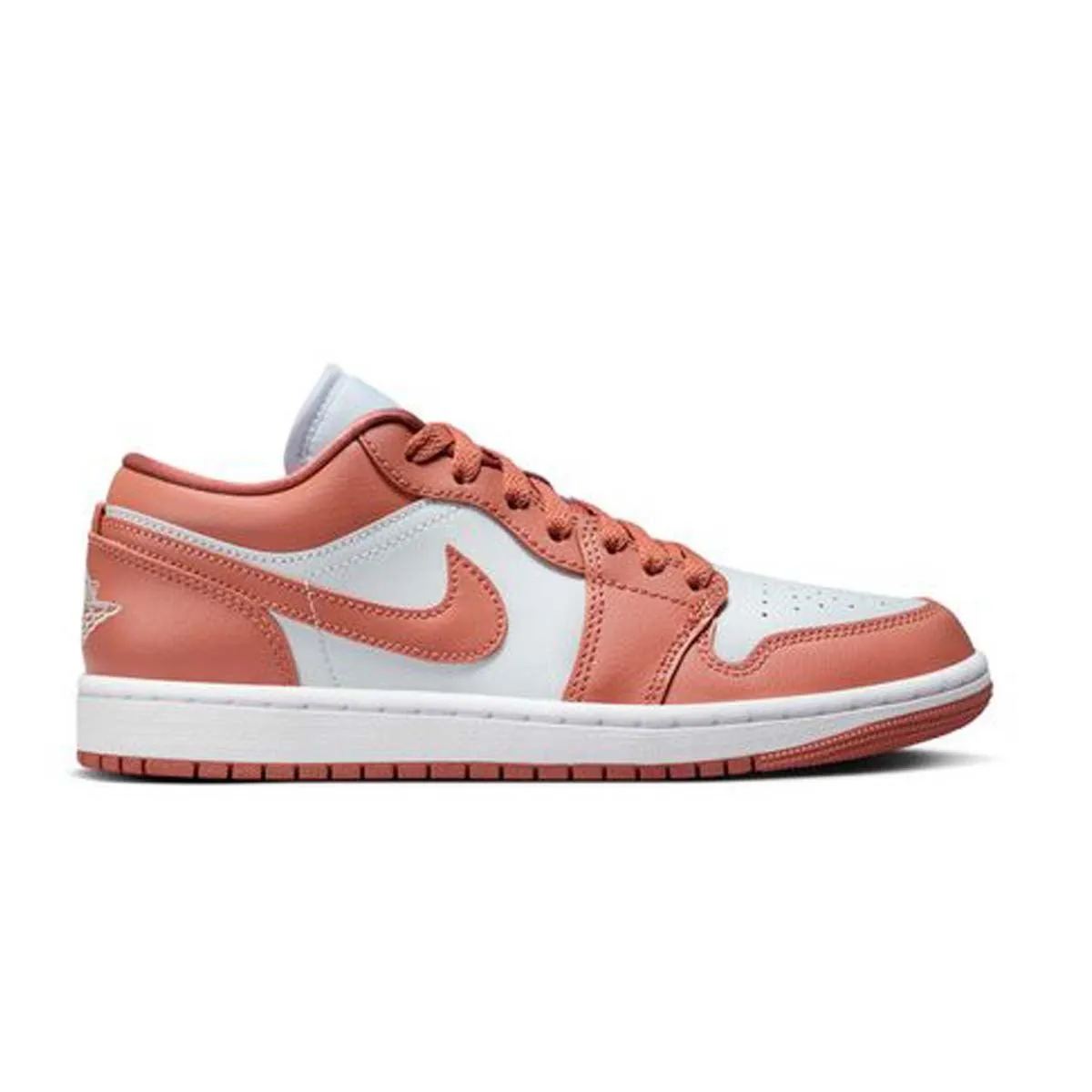 Wmns Air Jordan 1 Low 'Pink Salmon' Streamlined Design Supportive Traction