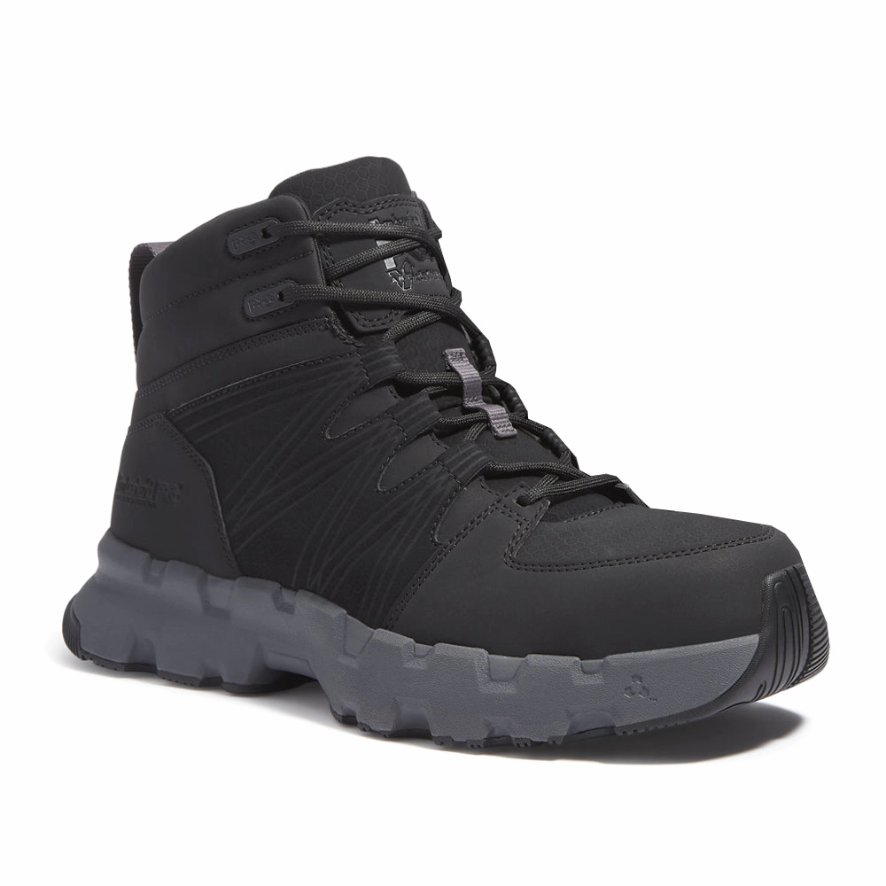 Recycled Rubber Outsole Contemporary Chic Powertrain Electrical Hazard Composite Toe Work Shoes