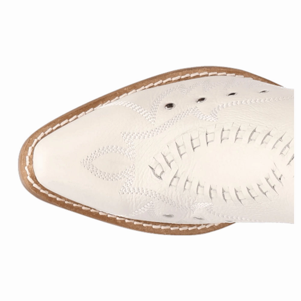 Precious Embroidered Studded Snip Toe Cowboy Booties Daily Mission