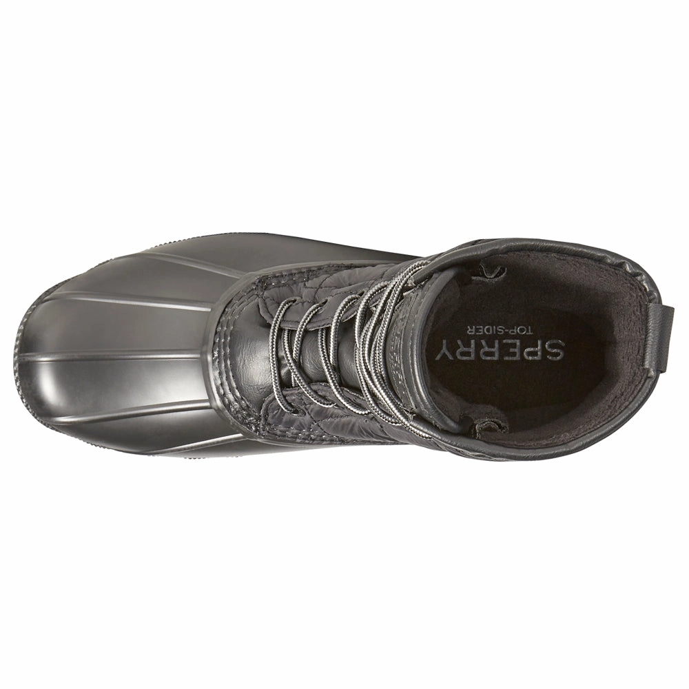 Slip On Closure Saltwater Quilted Round Toe Duck Rain Boots