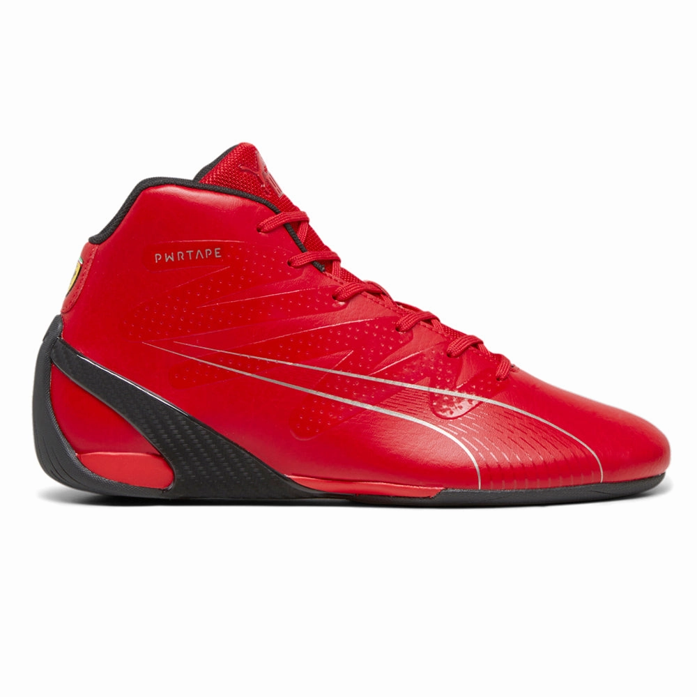 Anti Fatigue Midsole Scuderia Ferrari x Carbon Cat Mid Lace Up Sneakers