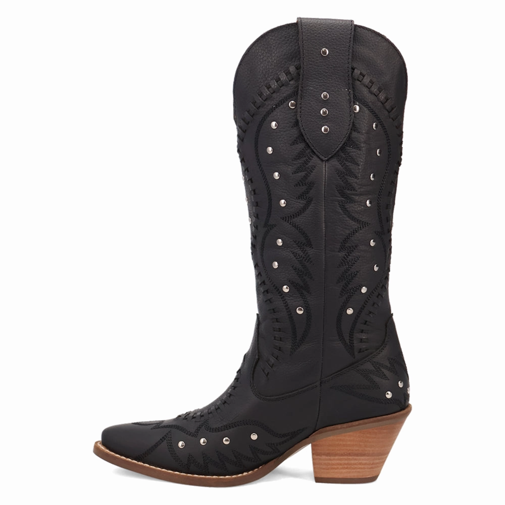 Thermal regulation Leather Upper Pretty N' Pink Embroidered Studded Snip Toe Cowboy Boots