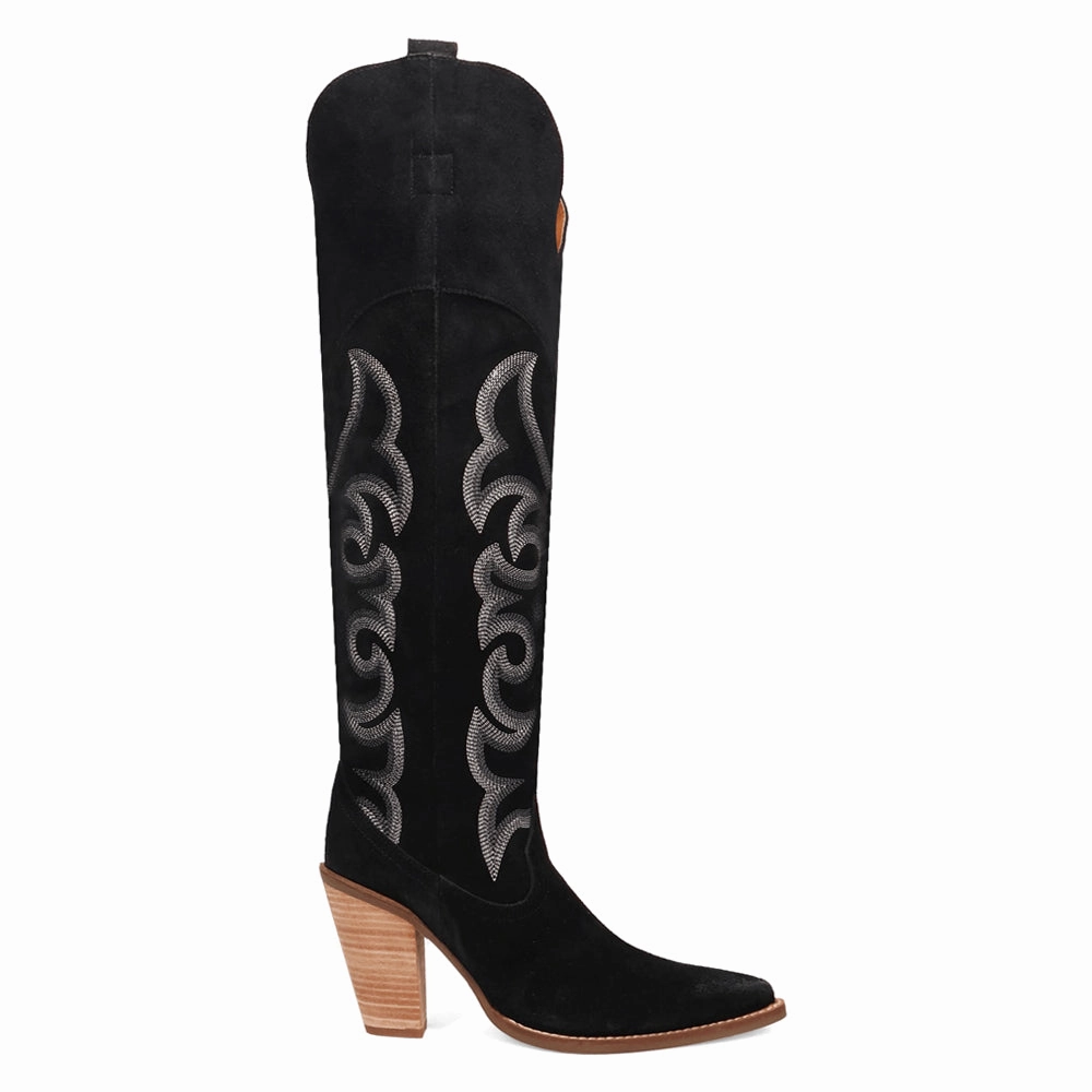 Primadonna Embroidered Snip Toe Zippered Cowboy Boots Urban Fit