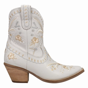 Strong Sole Primrose Floral Embroidered Snip Toe Cowboy Booties