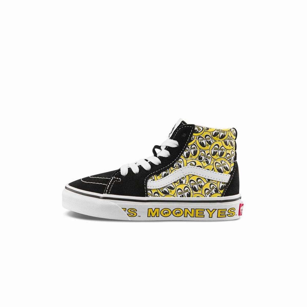   Mooneyes Kid's SK8-Hi 'Black Yellow' vacation