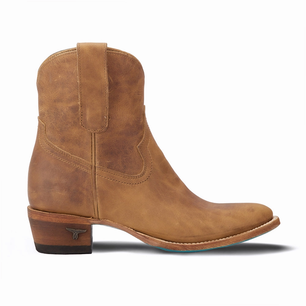 Resistant Layer Plain Jane Zippered Round Toe Cowboy Bootie
