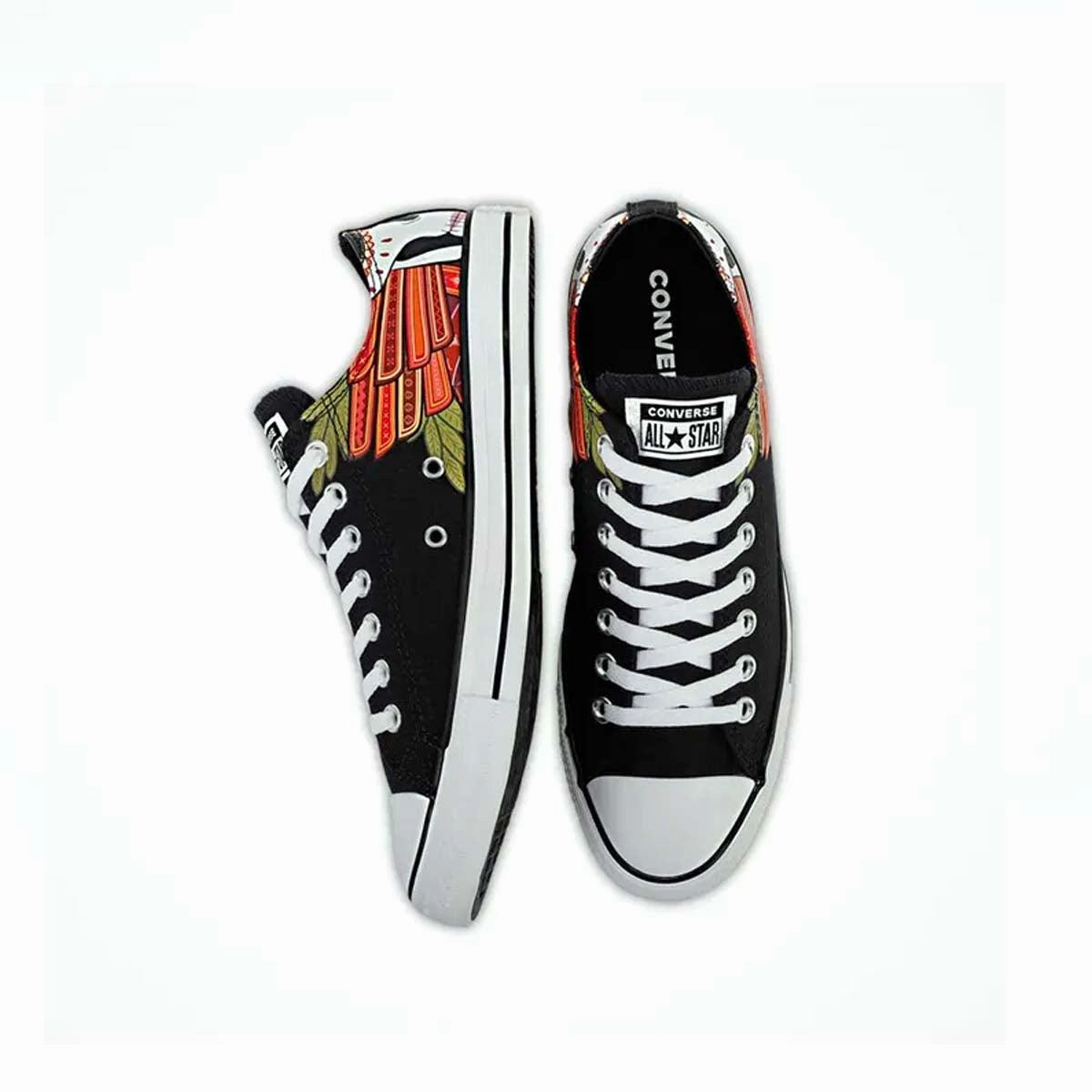 High density foam Vibration Dampening Chuck Taylor All Star Low 'Dia De Los Muertos'