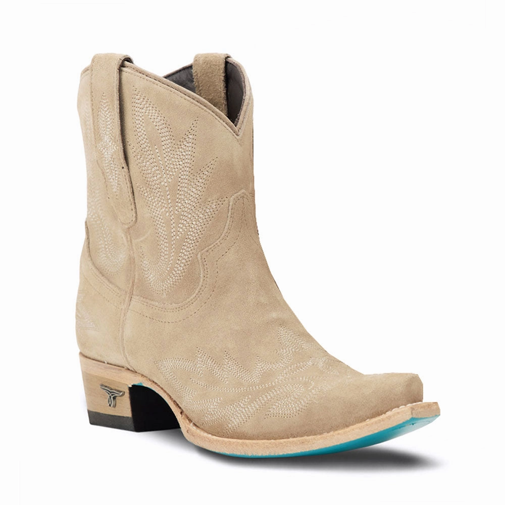 Lexington Embroidered Snip Toe Cowboy Bootie Elevated Comfort
