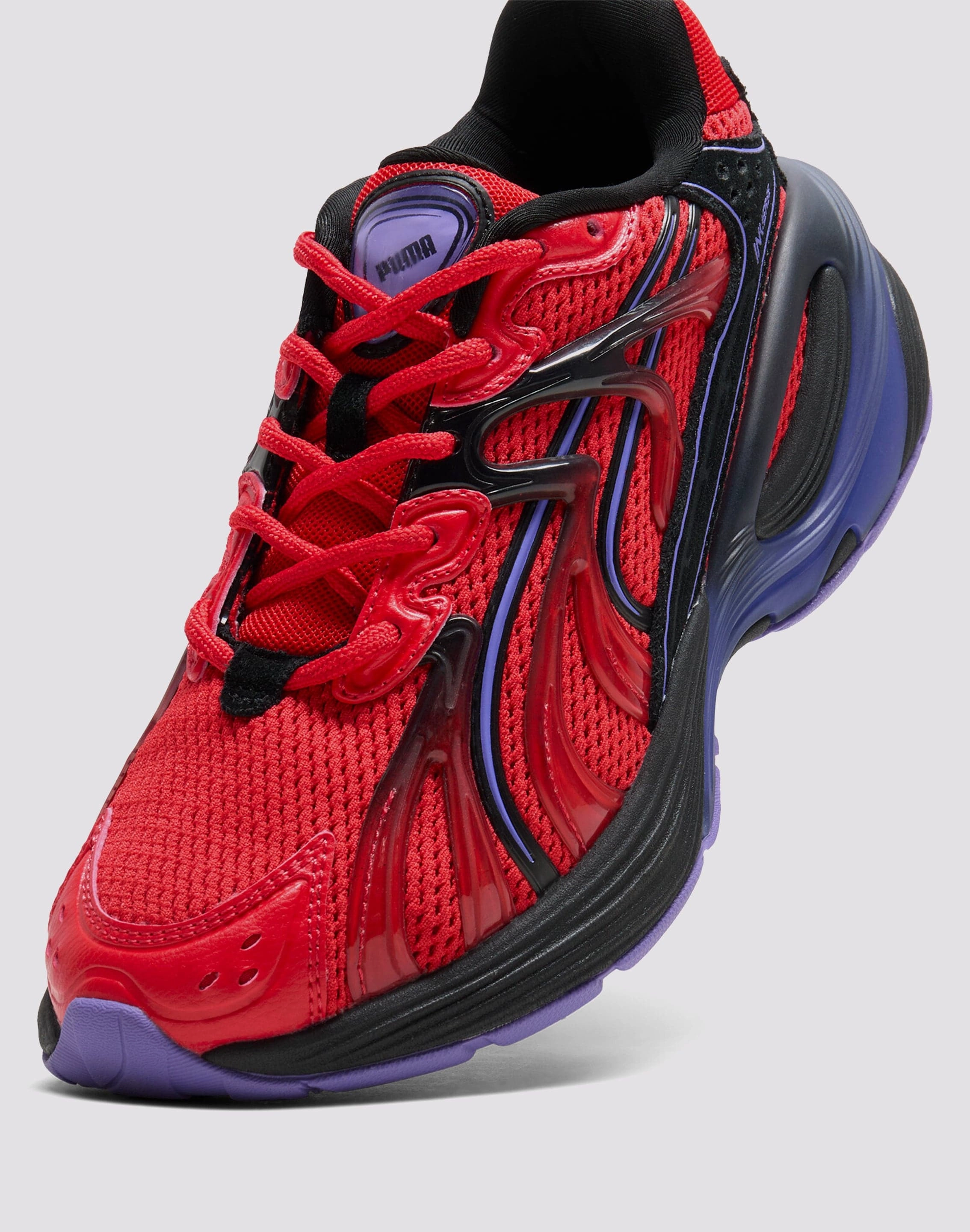 All Day Comfort Technology luxury - level Puma Inverse Chrome "Red/Dark Amethyst" Grade School Kids'