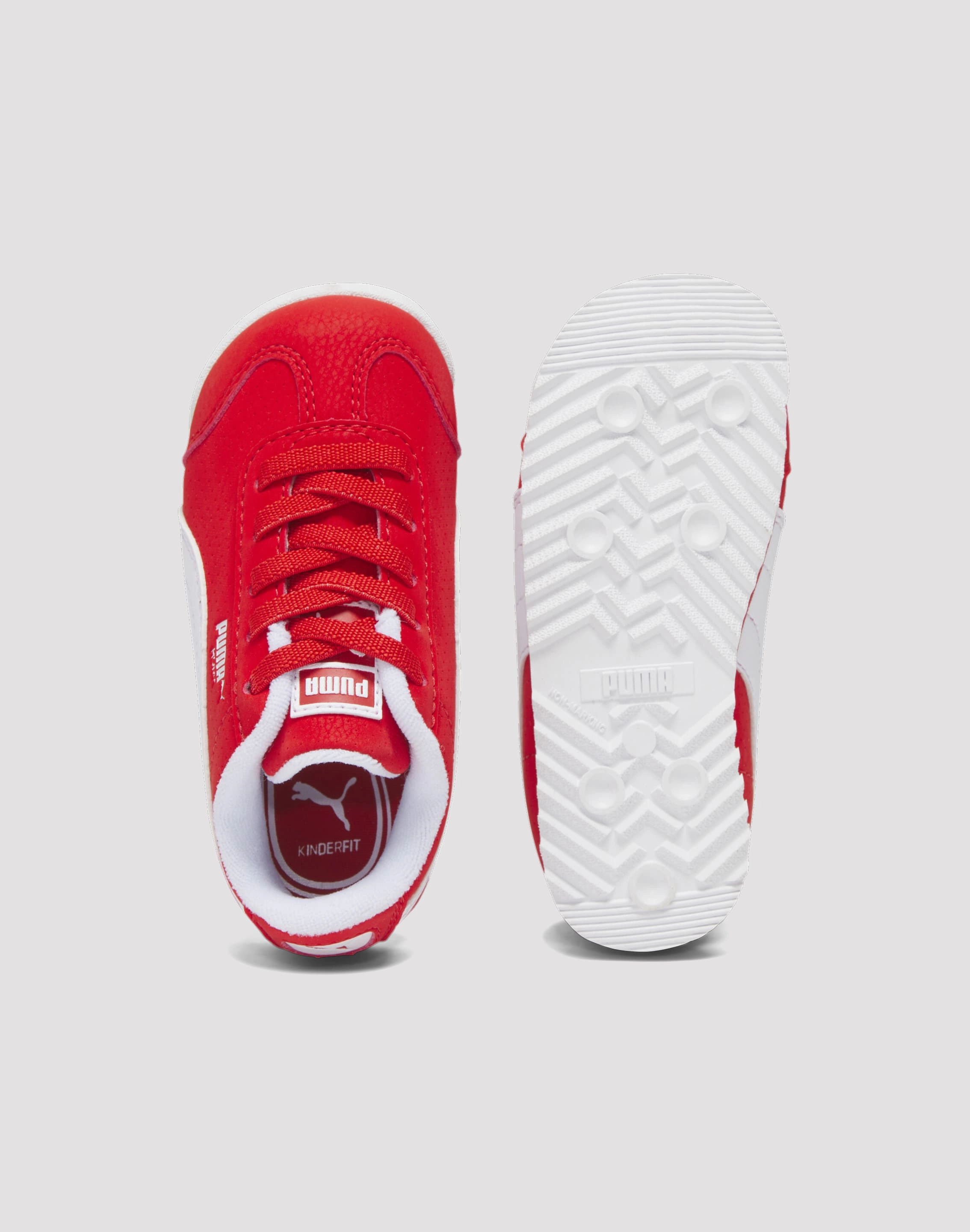 Puma Roma Reversed Toddler Boys' "Red/White" needed Sturdy Construction