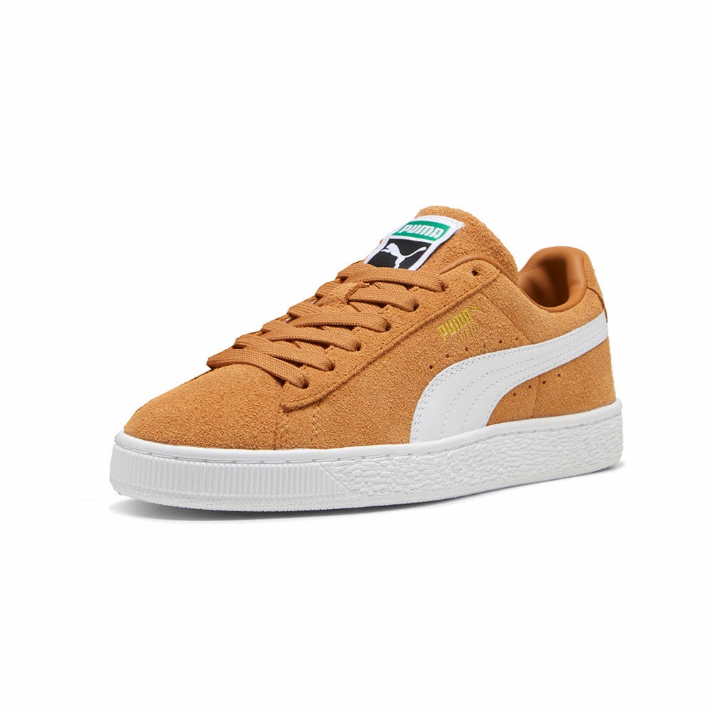 Purple Gel Heel Support Suede Classic Lace Up Sneakers