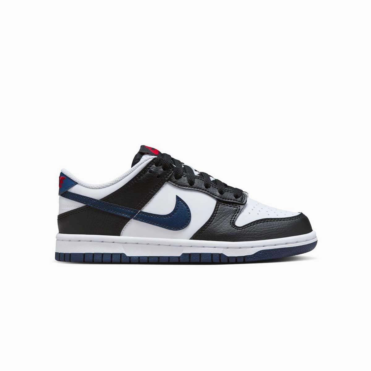 Kids Dunk Low 'Black Midnight Navy' Slip-resistant ease