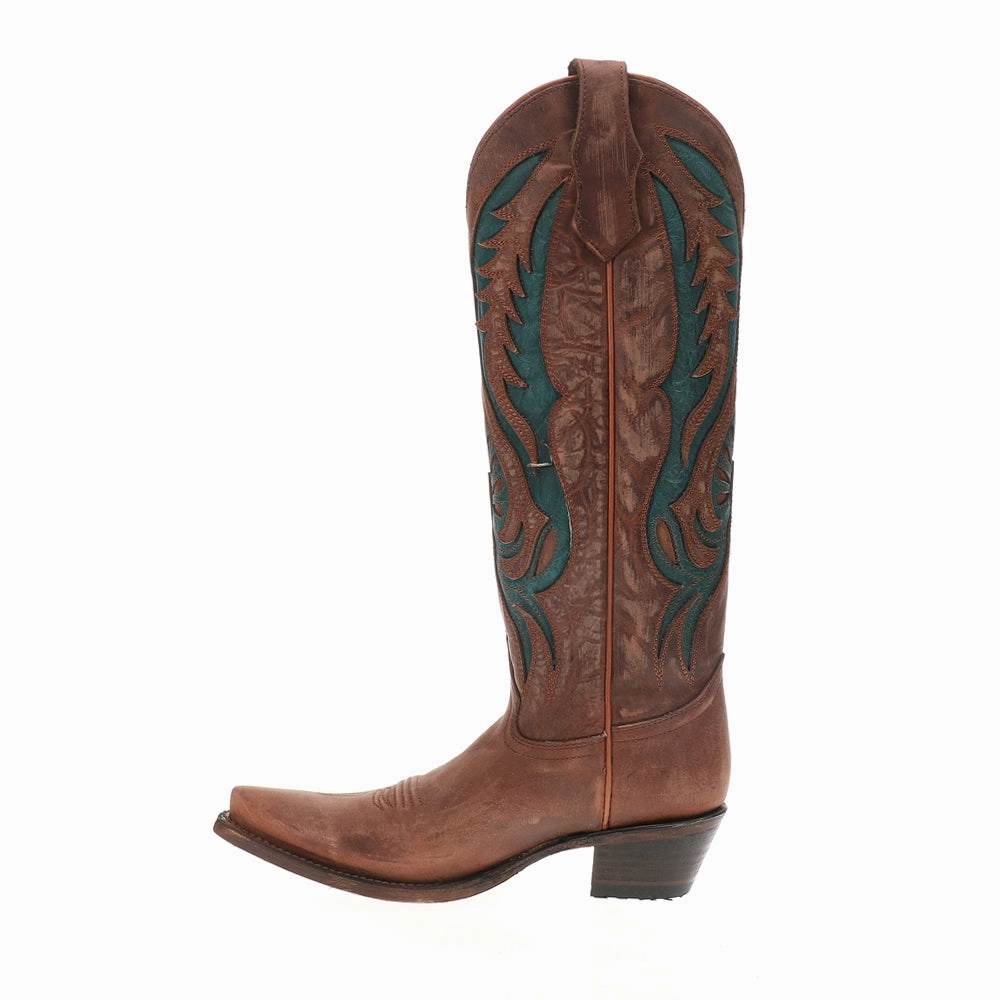 Everyday Use Embroidered Tooled Inlay Snip Toe Cowboy Boots