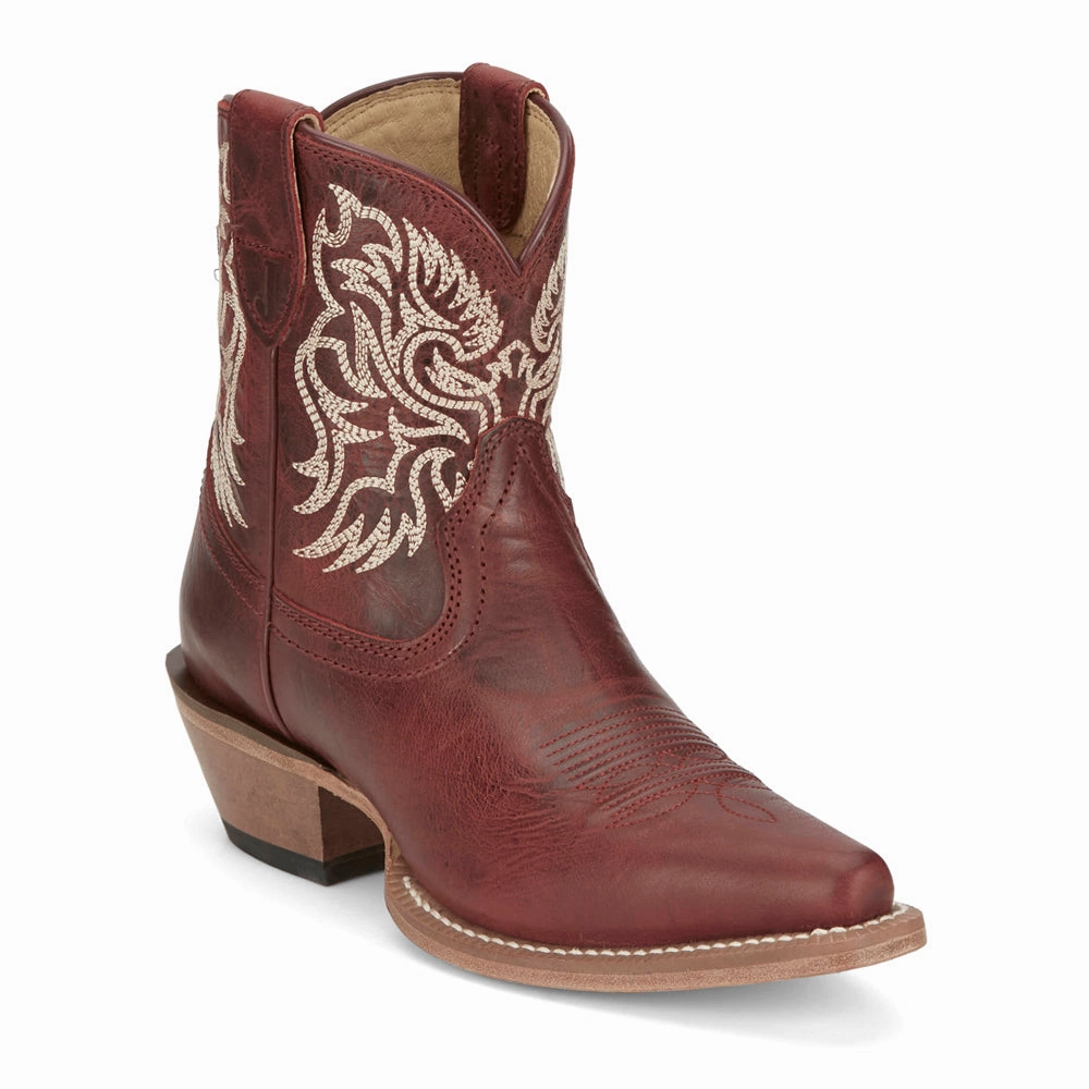 AnkleSupport Walk Easy Isabella 7 Inch Snip Toe Cowboy Booties