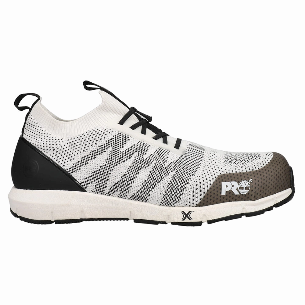 Supportive Traction Radius Knit Electrical Hazard Composite Toe Work Shoes