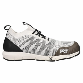 Supportive Traction Radius Knit Electrical Hazard Composite Toe Work Shoes