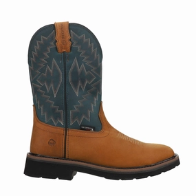 Elastic Sculpted stability Rancher Arrow 14 Inch Waterproof Steel Toe Work Boots