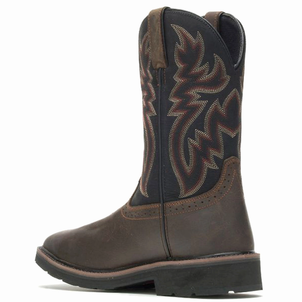 Rancher Waterproof Steel Toe Work Boots Shock Dispersing Outsole Slip Resistant Outsole