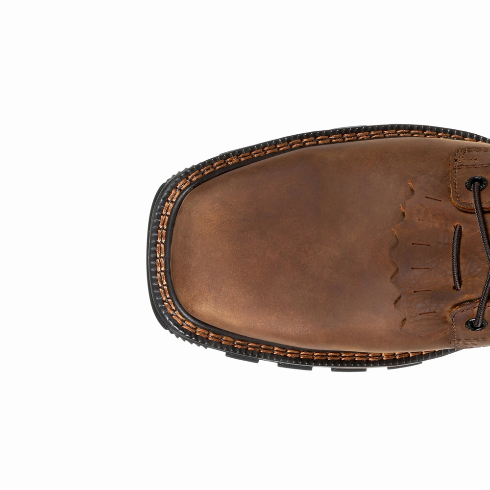 Maverick XP Waterproof Steel Toe Lacer Work Boots engaging