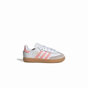 Toddlers Samba OG EL 'White Semi Pink Spark' Zero Drop Profile