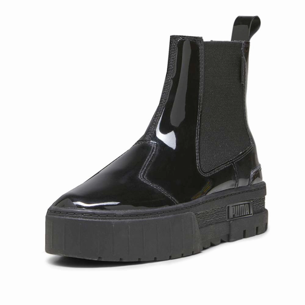 Flex Groove Engineering Walking Mayze Round Toe Platform Chelsea Boots