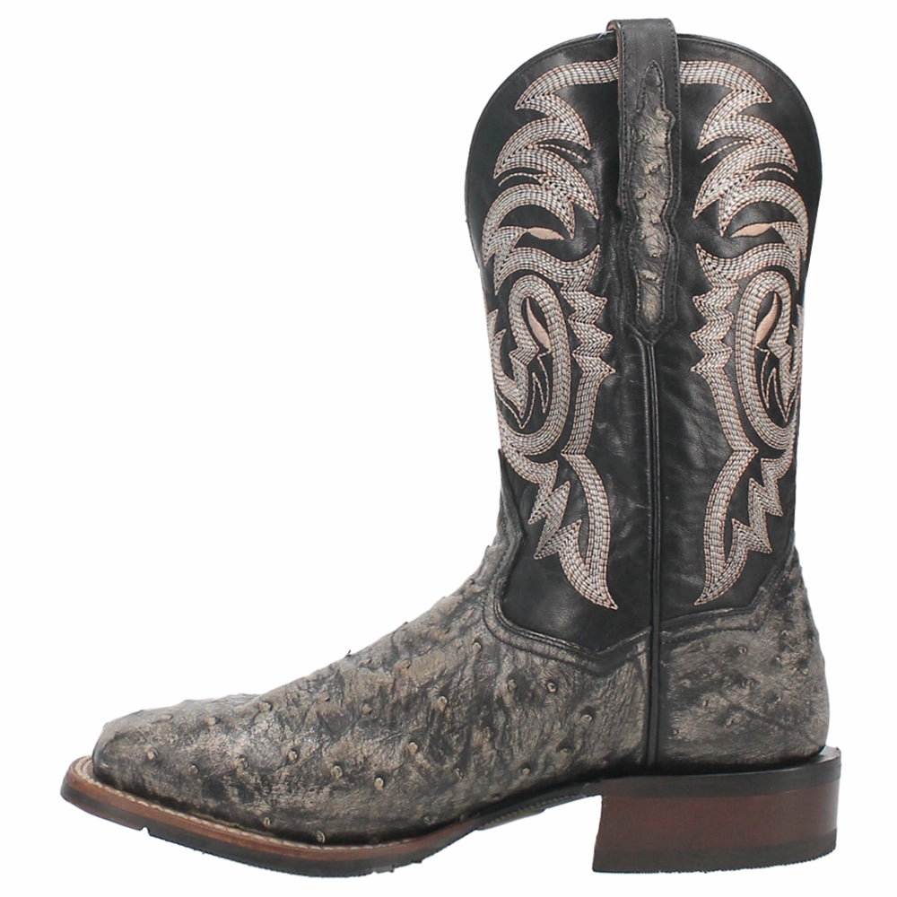 Dillinger Full Quill Ostrich Embroidered Square Toe Cowboy Boot basketball players