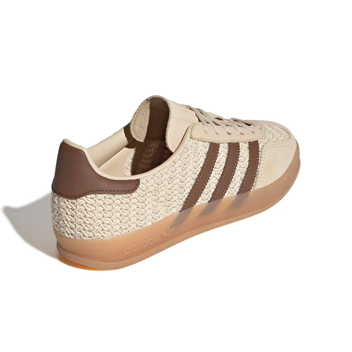 Wmns Gazelle 'Sand Strata Premium Brown' home slippers Quick Grip